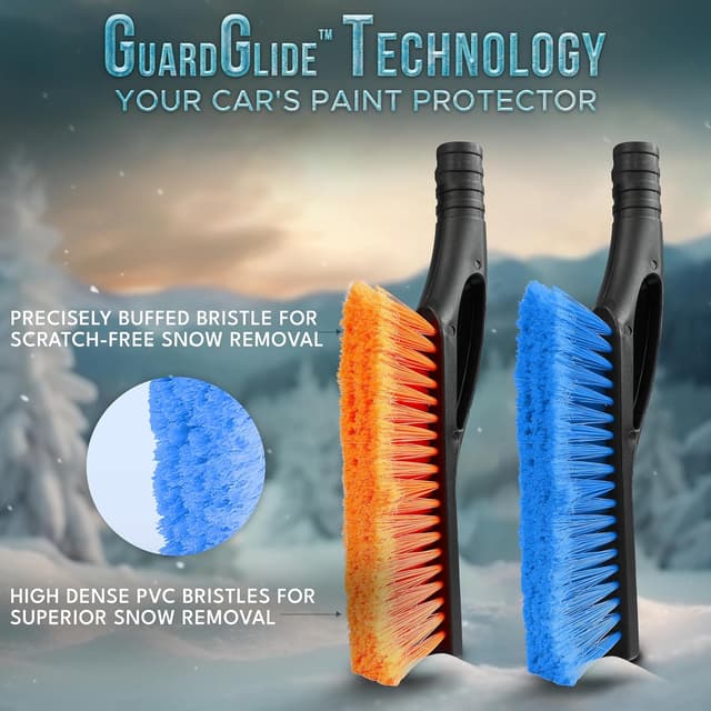 Thumbnail 2 de EcoNour 27" Snow Brush with Ice Scraper 2-Pack