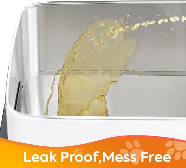 Detalle de Edelstahl-Katzenklo XXL mit Schaufel von Yangbaga – 60×40×30 cm, hoher Rand