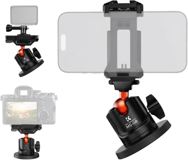 Detalle de K&F CONCEPT Magnetische Kamerahalterung 3 kg