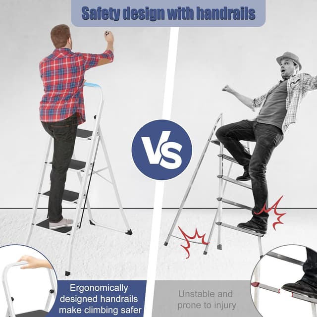 Detalle 2 de LARS360 Scala a pioli 4 gradini 150 kg