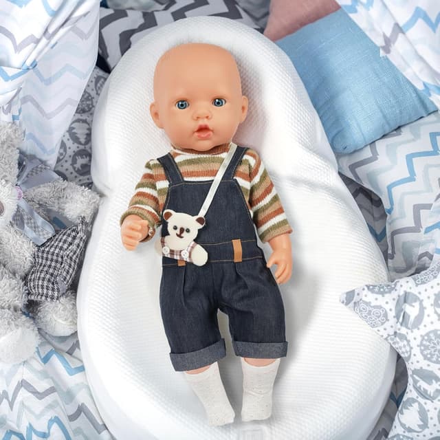 Thumbnail 6 de Aolso Puppenkleidungsset für Puppen von 35–45 cm (14–18 Zoll) – Kleidung, Bär, Socken & Kleiderbügel