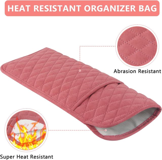 Detalle 2 de WRORUNER Heat Resistant Hair Tools Organizer Bag (13.8" x 5.5")