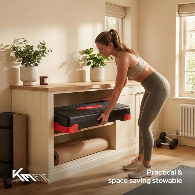 Thumbnail 6 de KM-Fit Fitness Stepper 3-fach höhenverstellbar 200 kg 🏋️♀