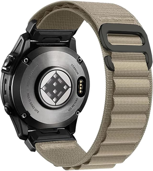 Detalle de EKINGEEK 22mm Quick Fit Strap (nylon) for Garmin Fenix/Epix/Forerunner and more (47mm)