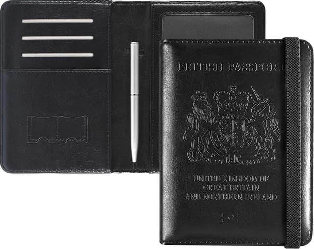 Thumbnail 6 de DMLuna Premium PU Leather Passport Holder with RFID Blocking