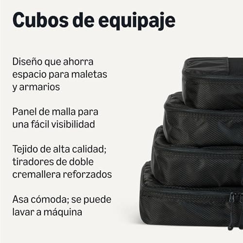 Detalle 2 de Amazon Essentials cubos viaje 35,6 cm