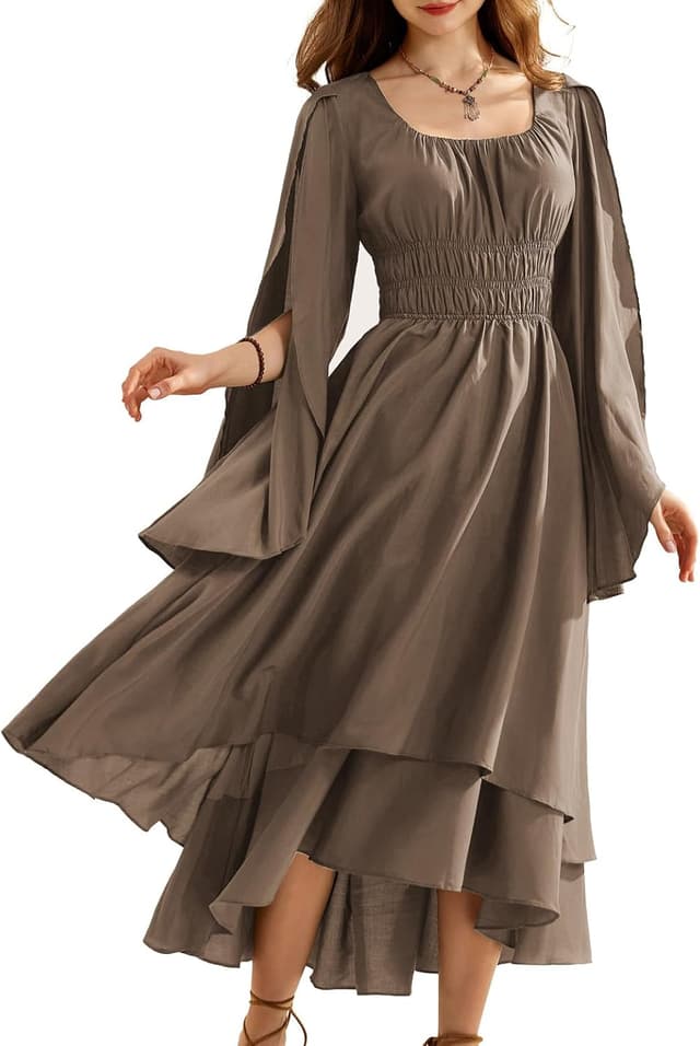 Imagen de SCARLET DARKNESS Abito rinascimentale lungo 👗 en OfertitasTOP