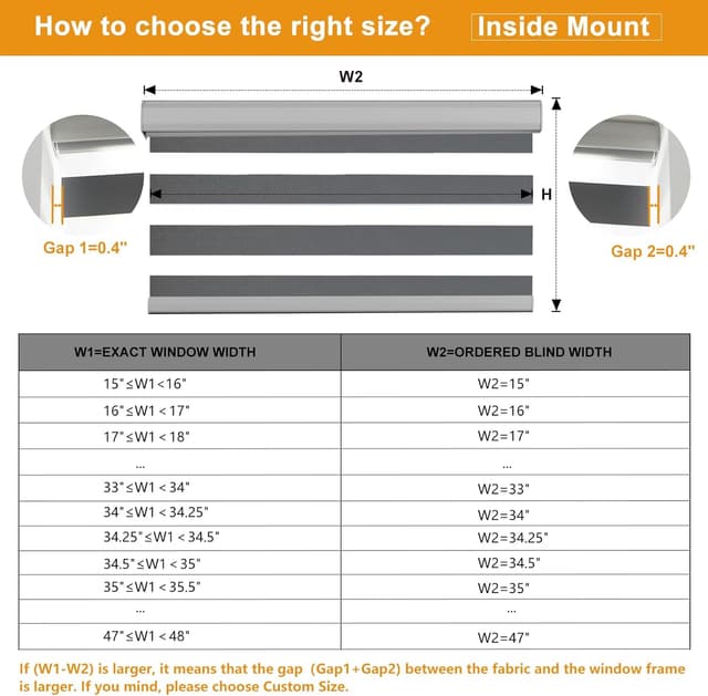 Thumbnail 6 de Zebra blinds 36 x 72 in for windows
