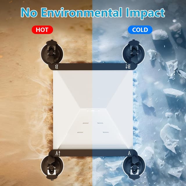 Detalle 2 de Shruy Starlink Mini Suction Cup Mount 12V