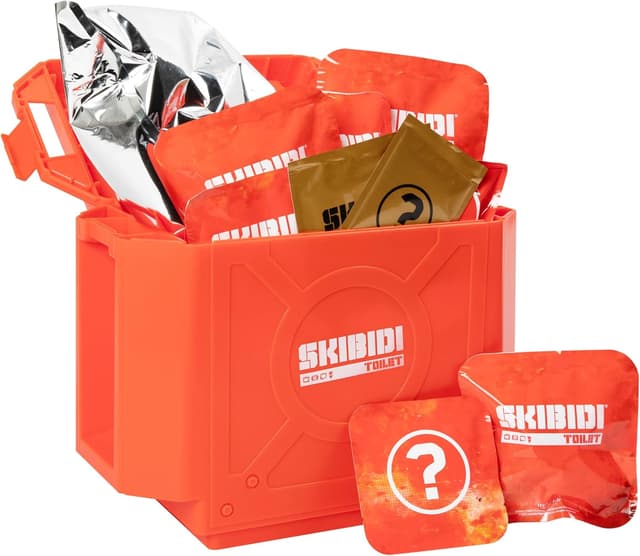 Detalle 2 de SKIBIDI WC Giant Mystery Loot Box con 20 sorprese e figure esclusive