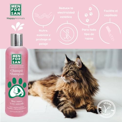 Thumbnail 1 de MENFORSAN Katzenhygiene-Paket mit Shampoo 300ml 🐱