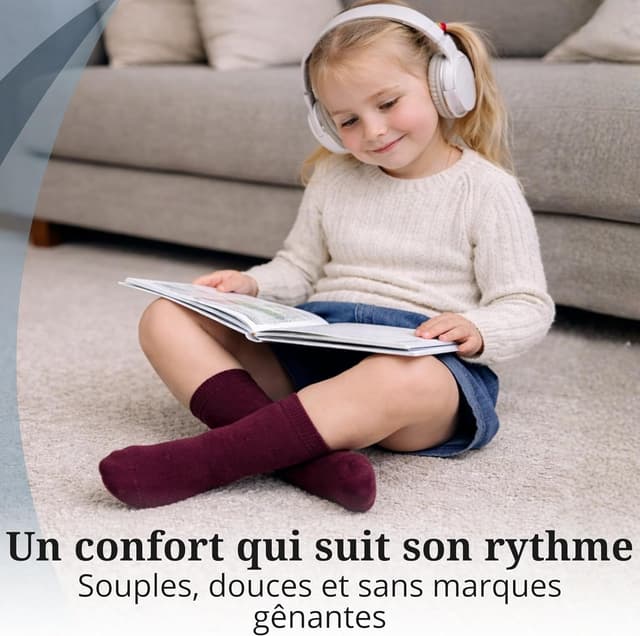 Thumbnail 6 de bisoo Chaussettes enfant coton 24-47