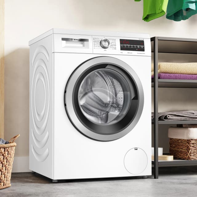 Detalle de Bosch WUU28T67ES reacondicionada (grado C) 9 kg y 1.400 rpm con motor EcoSilence