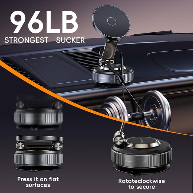 Detalle 2 de Magnetic Phone Holder 2026 360°