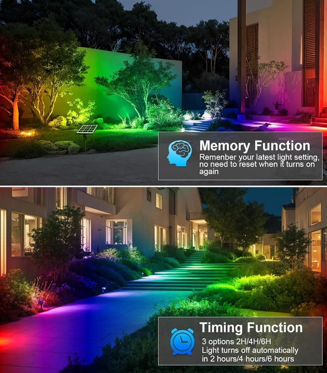 Thumbnail 5 de MEIKEE Faretti solari 6000mAh RGB