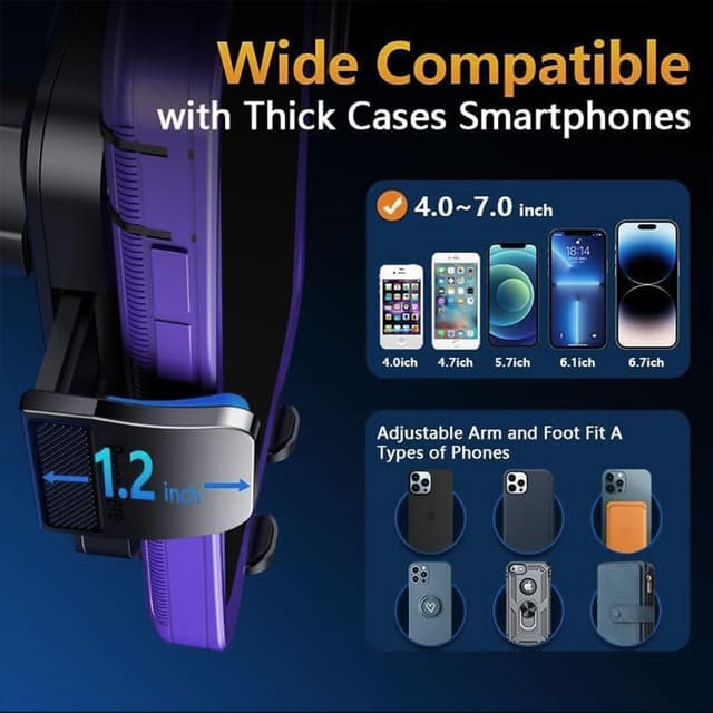 Thumbnail 4 de DOLYOFG Car Phone Holder Vent phone mount