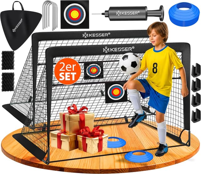 Detalle de KESSER Fussballtor 2er Set 120 cm
