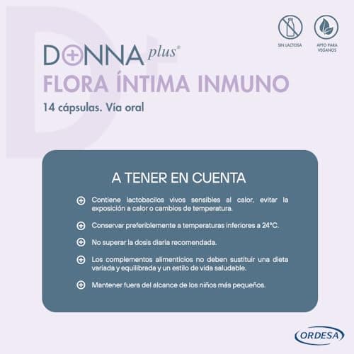 Thumbnail 5 de DonnaPlus Flora Íntima Inmuno 14 cápsulas — complemento íntimo