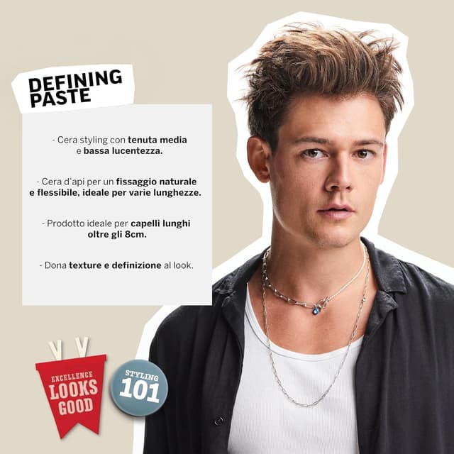 Thumbnail 2 de American Crew Defining Paste cera styling uomo