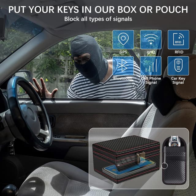 Detalle 2 de Mycketop Keyless Go Schutz Box Große Größe