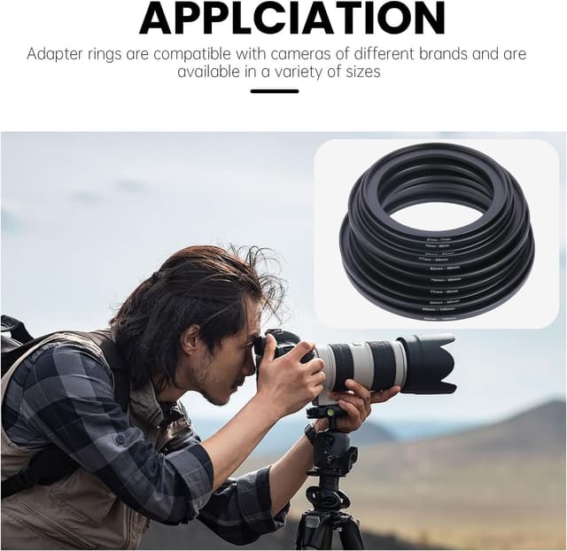 Thumbnail 5 de Metall Step-Down Ring 46mm auf 43mm