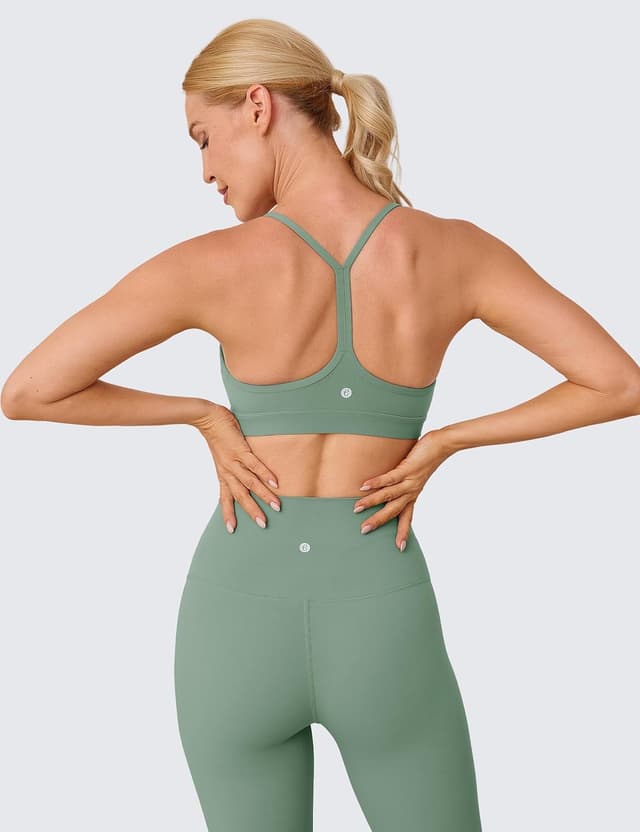 Detalle de BAYDI Clouduxi Y-Back Sports Bra with Removable Pads (Low-Impact Yoga, A–C Cups)