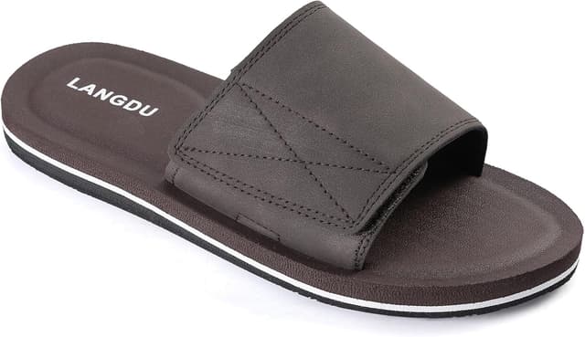 Thumbnail 6 de LANGDU Claquettes pour hommes en EVA, confort piscine et plage