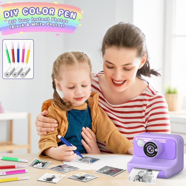 Thumbnail 6 de Appareil photo instantané enfant 2,4 pouces