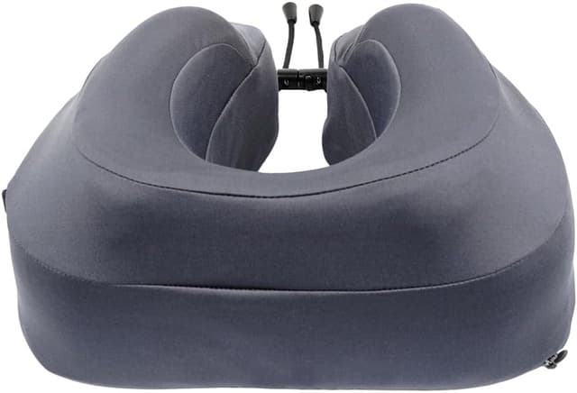 Detalle de Cabeau Evolution Plus Travel Neck Pillow with dual-density memory foam support (Slate)
