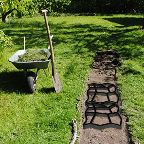 Detalle 2 de Relaxdays Juego de 2 moldes para hormigón 4 x 32 x 32 cm