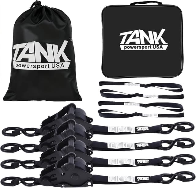 Imagen de 1800LB Retractable Ratchet Straps 🚚 en OfertitasTOP