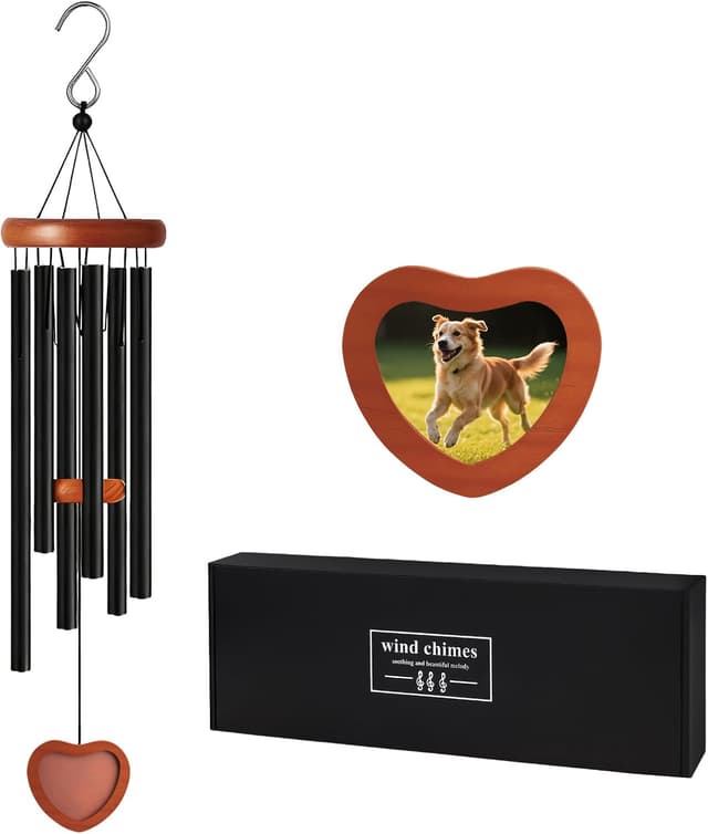 Detalle de Wind chime for outside, 26 inch aluminium tubes