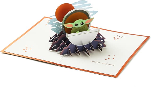 Thumbnail 2 de Hallmark Star Wars The Mandalorian Carte 3D pop-up