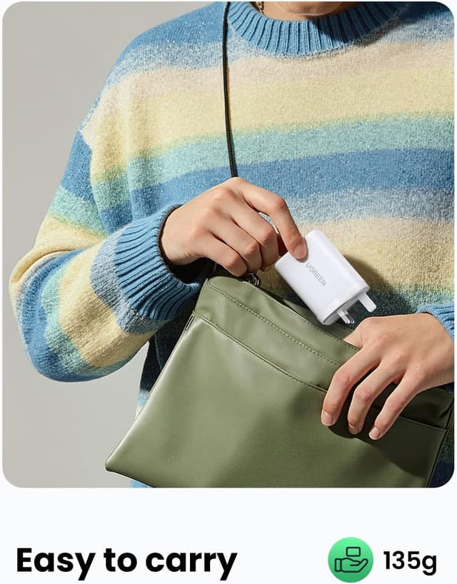 Thumbnail 3 de UGREEN 65W GaN USB C Charger 3-Port UK