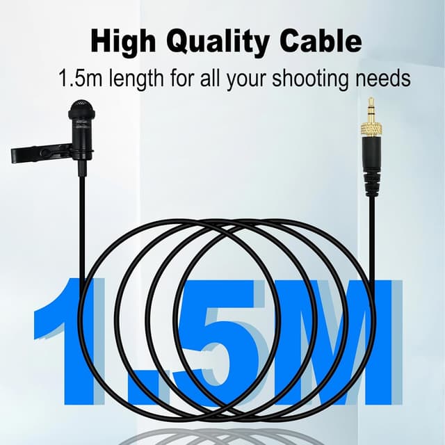 Thumbnail 4 de SPTSSWET Lavalier Mikrofon für Sennheiser 5 ft