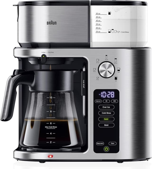 Thumbnail 6 de Braun BrewSense KF6050WH Drip Coffee Maker (White)