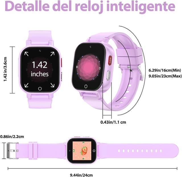 Thumbnail 6 de Alutoria Reloj Inteligente niños 1.44" 📱