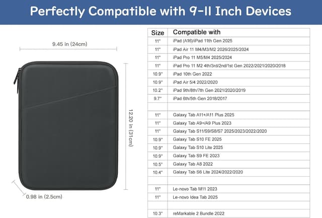 Detalle 2 de Dadanism 9-11 Tablet Sleeve Bag Case