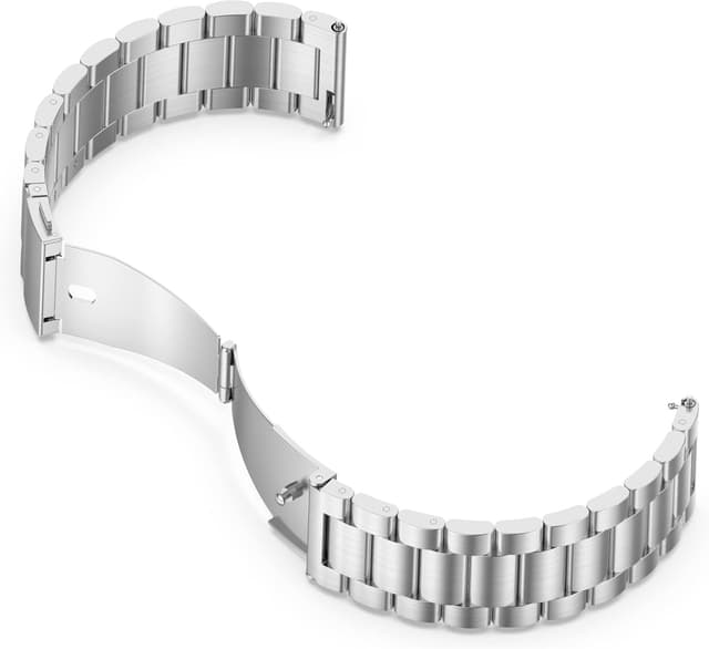 Detalle 2 de INF stainless steel strap, 22mm black