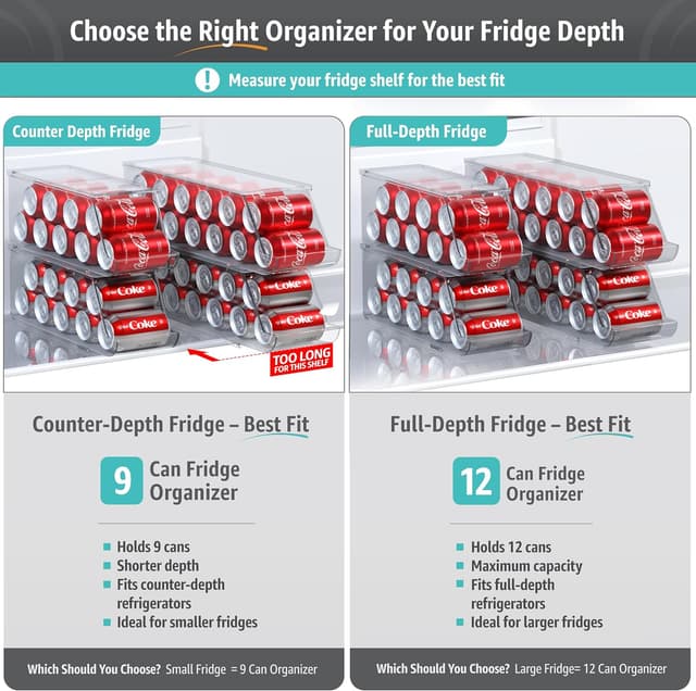 Detalle 2 de Sorbus Soda Can Organizer, 12-Can Hold ⚙