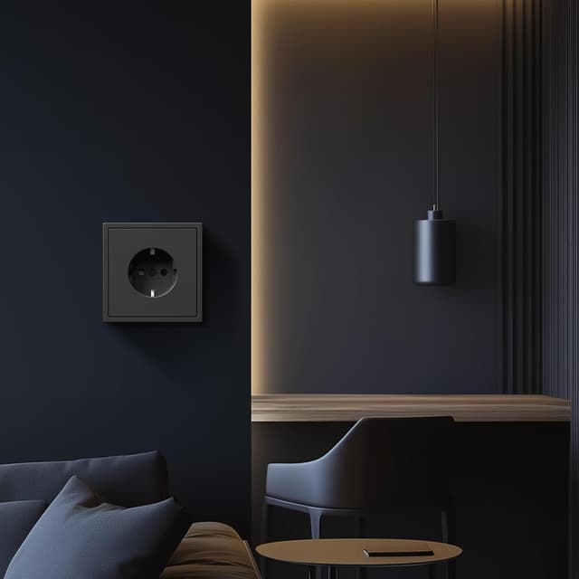 Thumbnail 4 de BSEED Schuko Steckdose Unterputz 16 A schwarz 🔌