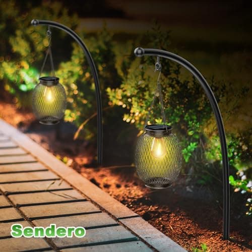 Detalle 1 de Farolillos Solares Collasis IP65 para Jardín 💡 (2 Piezas)