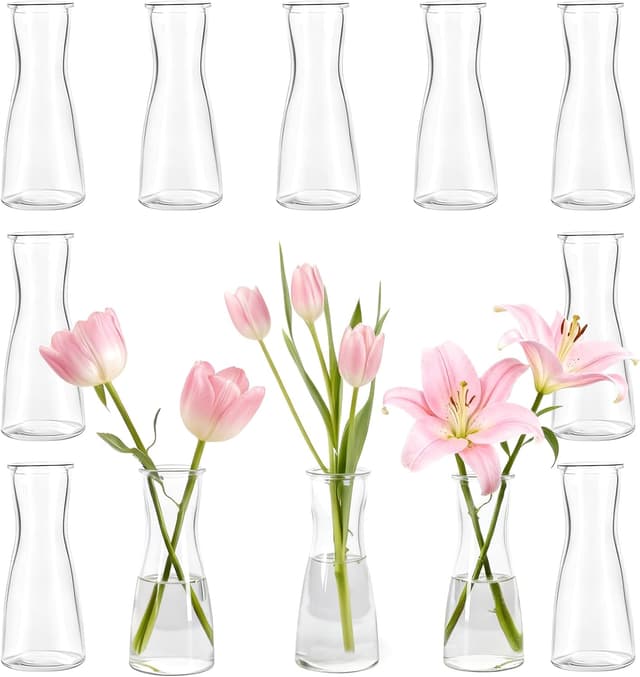 Imagen de TEUYOE 14 cm Clear Bud Vase set 12-pack en OfertitasTOP