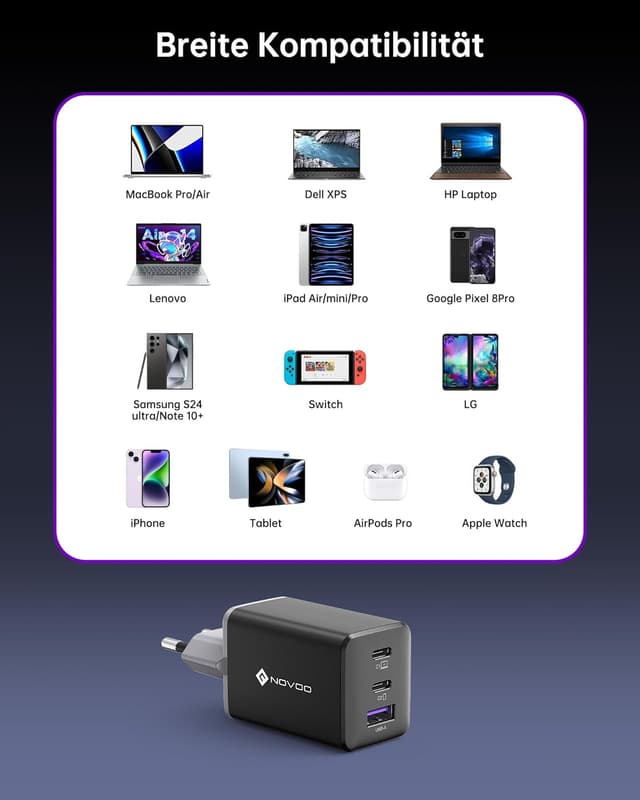 Thumbnail 6 de NOVOO 67W USB C Ladegerät