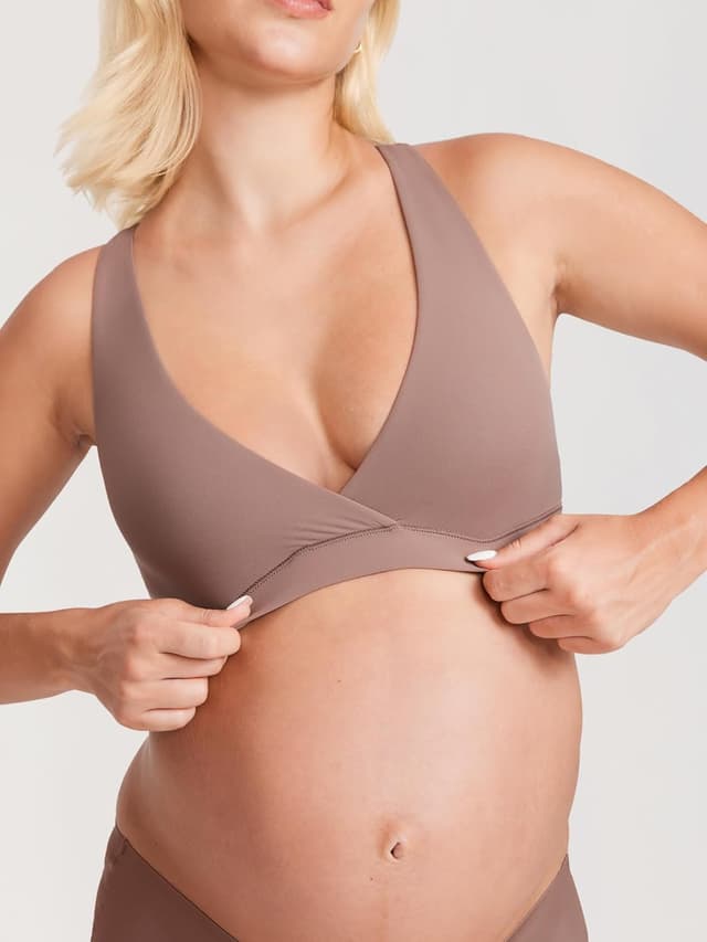 Thumbnail 2 de MOMANDA Damen Still-BH ohne Bügel Soft Racerback Seamless (Schlaf- und Still-BH)