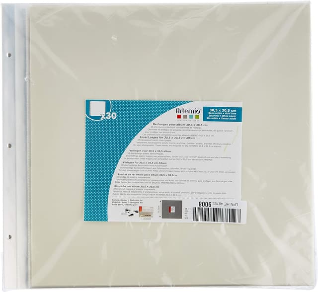 Imagen de Artemio Pochettes Transparentes 30 feuilles 30,5 cm en OfertitasTOP