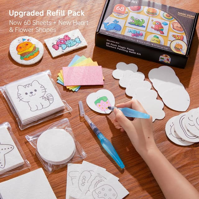 Detalle de Shuttle Art Magic Puffy Paint Kit 66 pcs