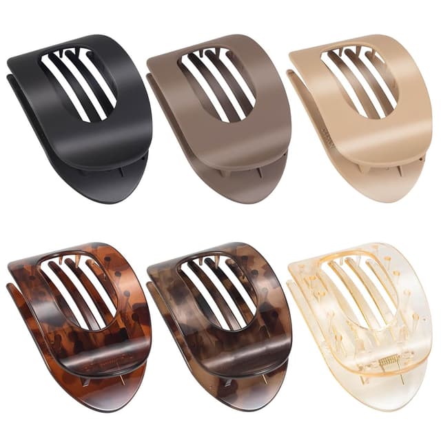 Thumbnail 6 de Esoahour 6er Set flache Haarklammern im französischen Design – rutschfeste French Hair Pins für Damen & Mädchen