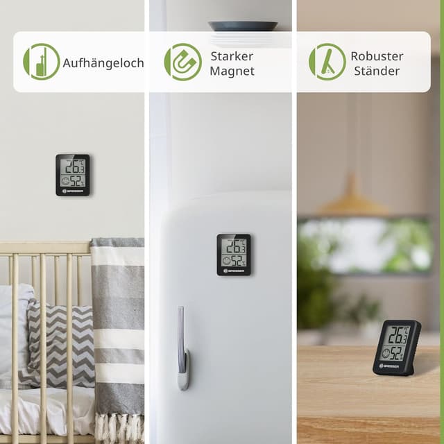 Thumbnail 2 de Bresser 3er Set Thermometer Hygrometer