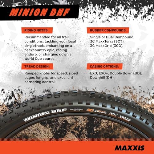 Detalle de Maxxis Minion DHF 29x2.50 T Ready - Neumático Negro